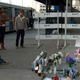 A makeshift memorial at the Fruitvale BART Station (Justin Sullivan/Getty Images)